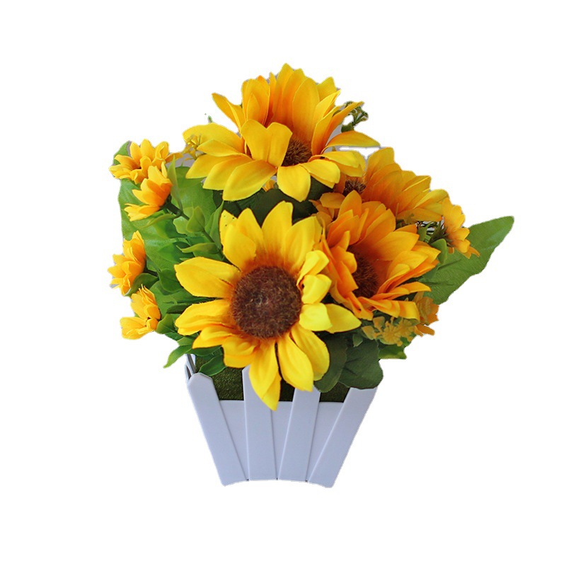 Planta artificial bonsai eucalipto Lysiana flor artificial planta verde Planta artificial decoración del hogar Fuente de la fábrica