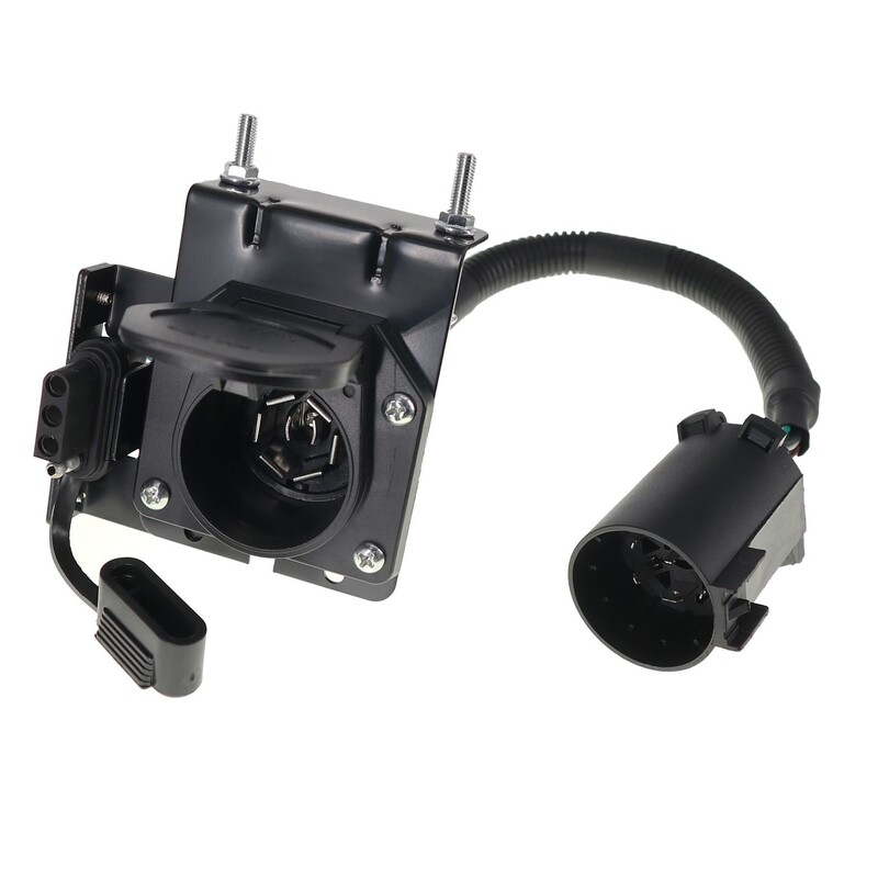 Cross-Border Exclusive American-Style Conversion Socket Connector for Pickup Trucks, Rvs, Off-Road Vehicles, 4+7 Pin Plug Trailer Cable