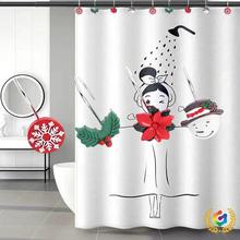 ✅厂家直卖精制圣诞花型浴帘挂钩 窗帘钩浴帘环浴帘配件浴帘钩浴