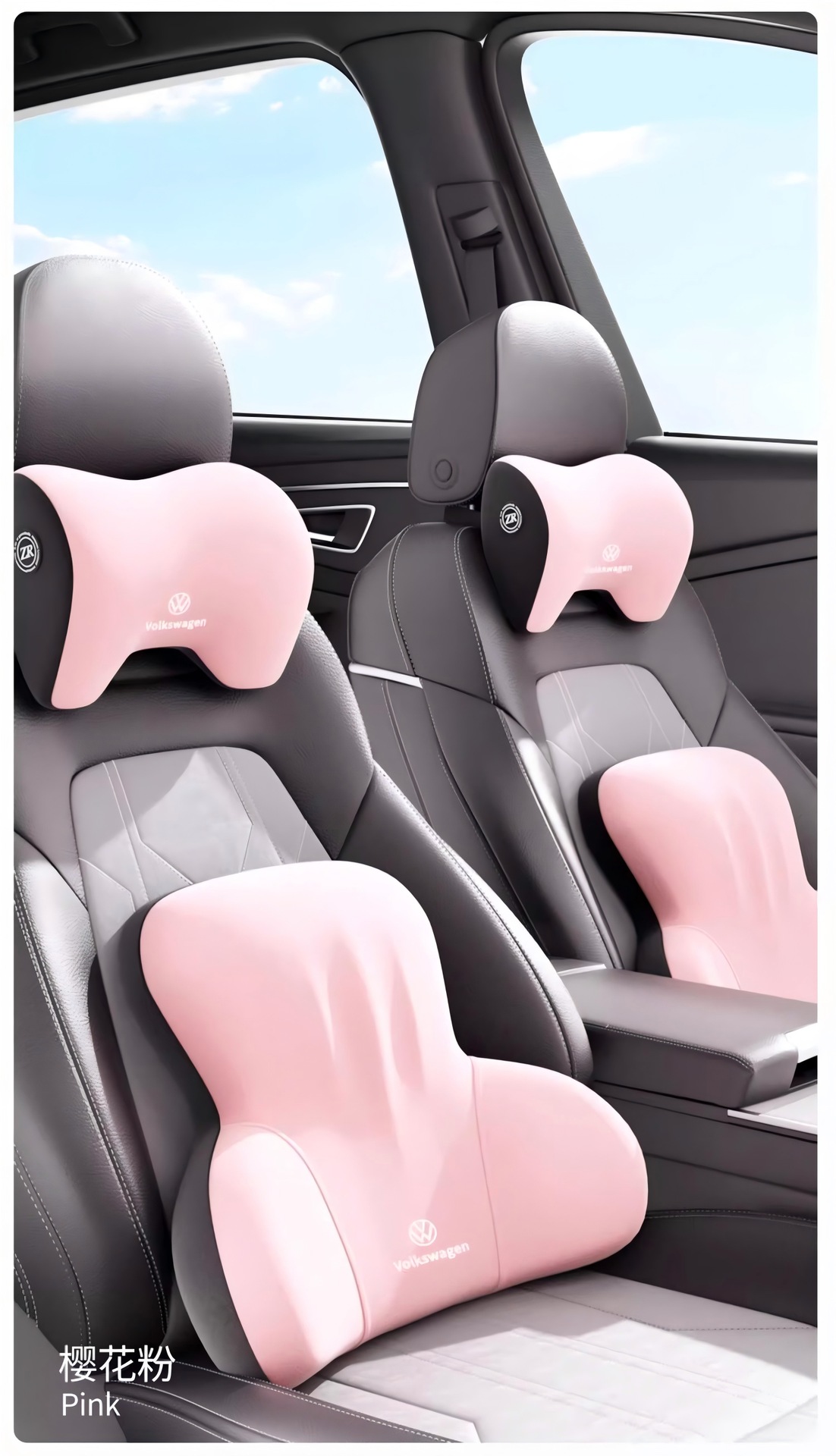 Car Headrest Neck Pillow Sagitar Lavida Passat Car Neck Pillow Tanyue Id3/Polo Cervical Spine Pillow Free Shipping