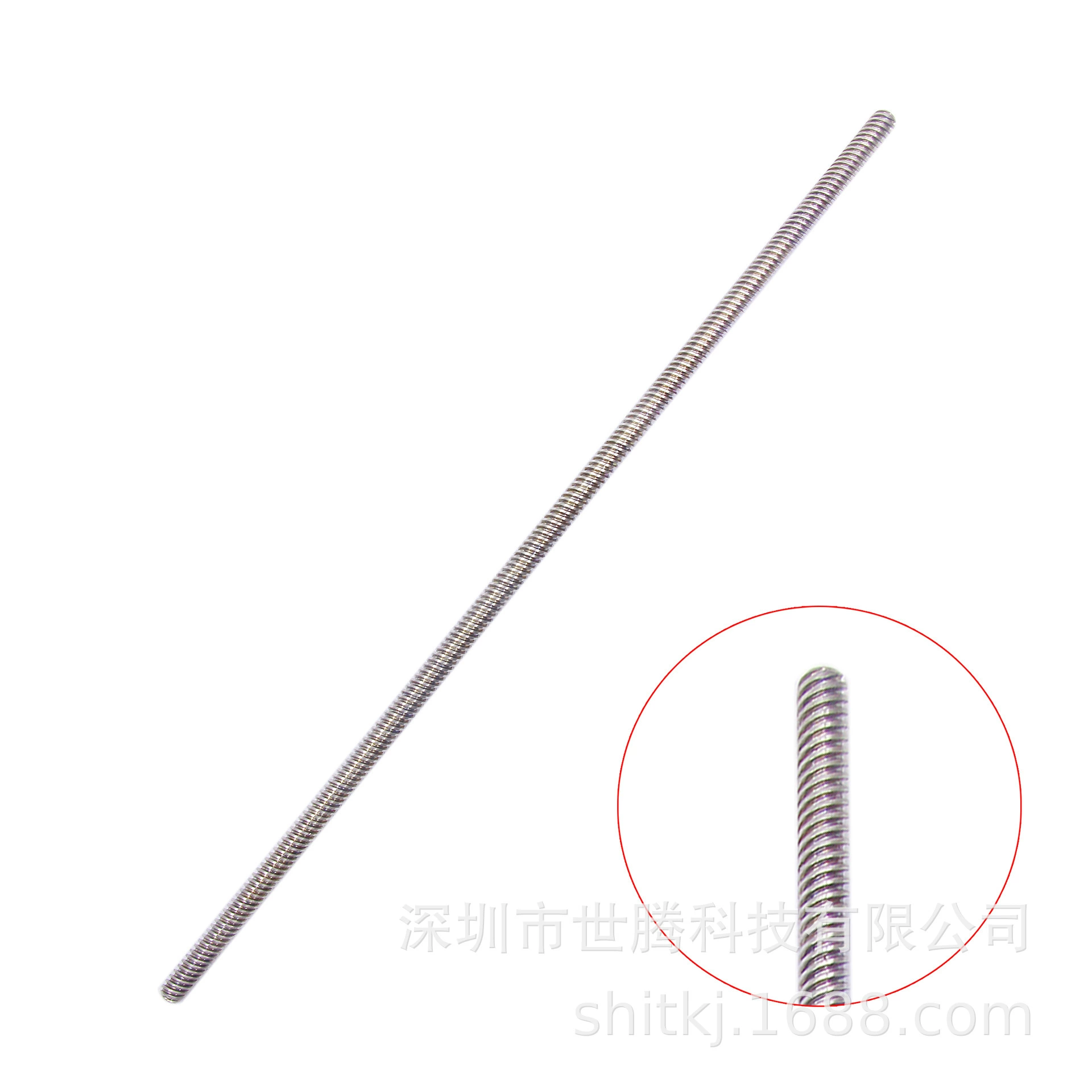 Аксессуары для 3D-принтеров 304 нержавеющая сталь T8 гайка с винтом шагового двигателя трапециевидная направляющая 345 мм длина