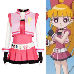 Powerpuff Girls Z Cosplay Costume – Super Bloom Cosplay Wear for Halloween Stage Performances
