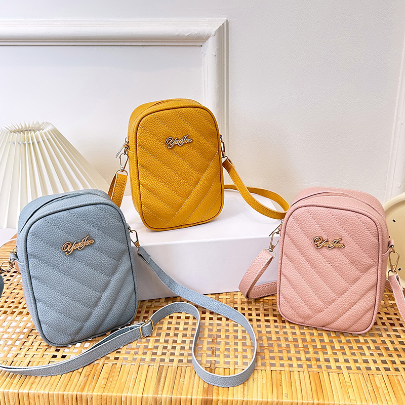 2024 nuevos fabricantes de bolsos móviles al por mayor bolsos de mujer del sudeste asiático Ladeis bolsos de hombro simple