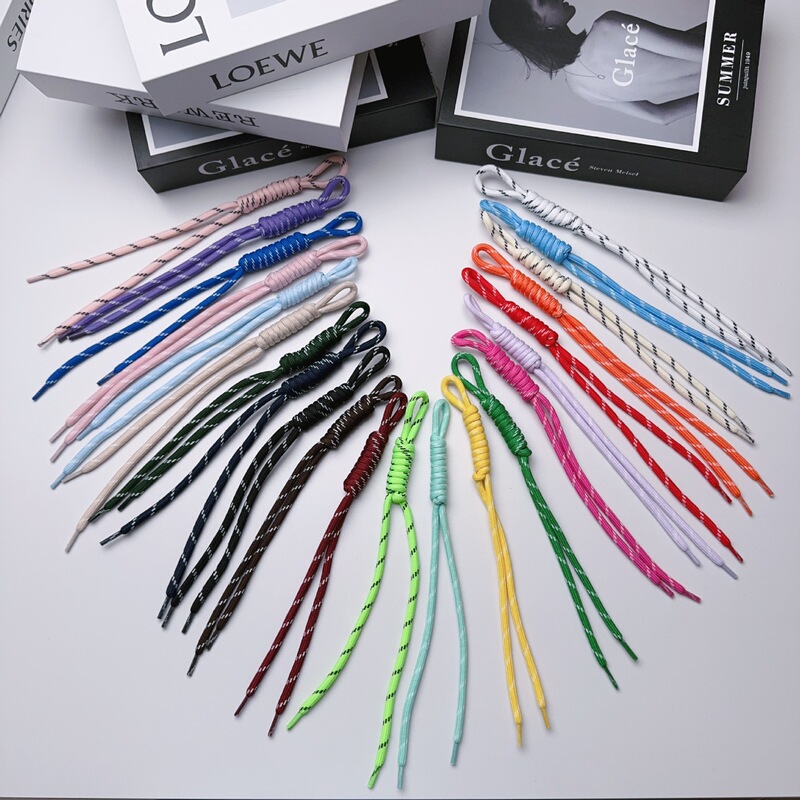 Colorful Ins Trendy Rope Polyester Miu Series Nylon Rope Pendant Colorful Knotted Bag Thin Rope Weaving DIY Wholesale Colorful Ins Trendy Rope Polyester Miu Series Nylon Rope Pendant Colorful Knotted Bag Thin Rope Weaving DIY Wholesale