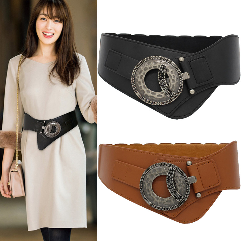 Nuovo cappotto ultra largo con coprivita, versione coreana Cintura elastica in vita versatile, decorazione da donna con gonna maglione_voghion.com