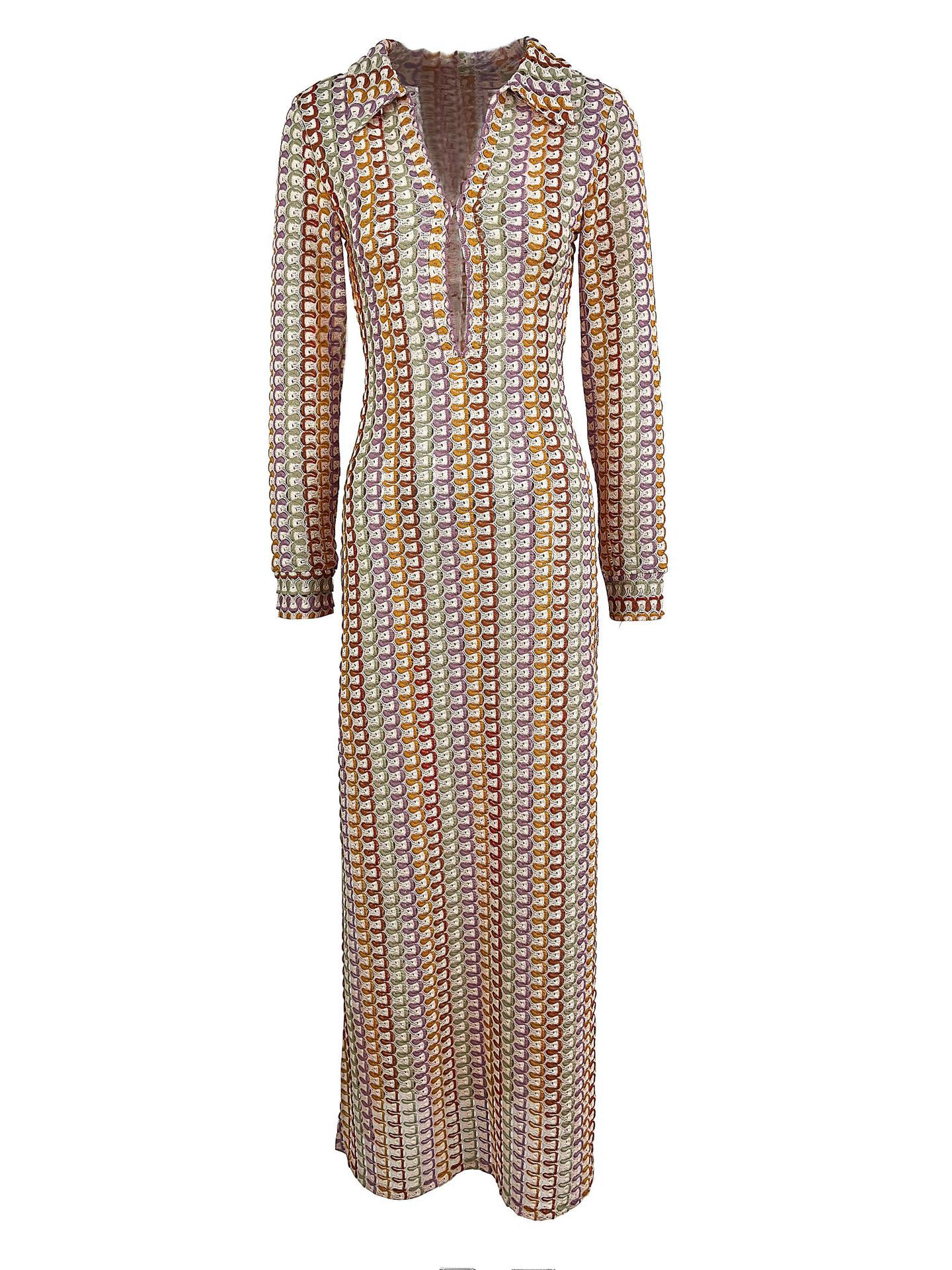 Crochet Maxi Dress Image 4