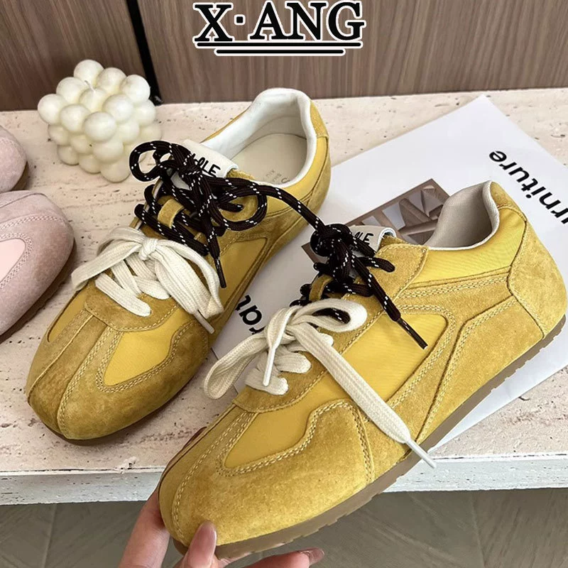 Ретро натуральная кожа для повышения моральной обуви женская универсальная обувь для арганда 2025 весна и лето новая мягкая подошва повседневная женская обувь