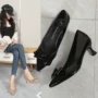 冬季外穿尖头新款高跟鞋