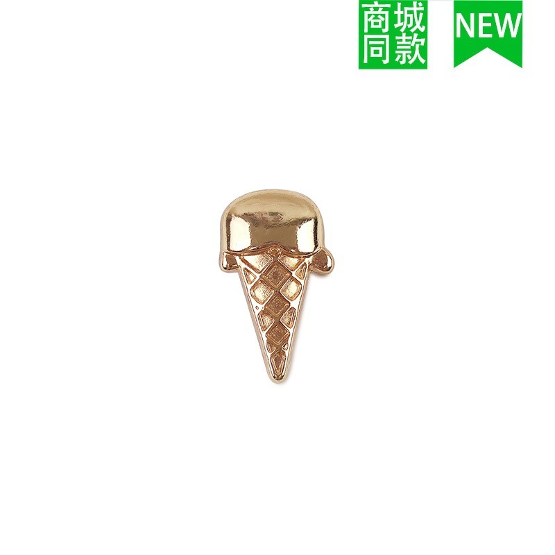 クロスボーダー卸売新しいクロックスアクセサリー靴バックル金属レターチェーン適応クロス靴花 DIY アクセサリー|undefined