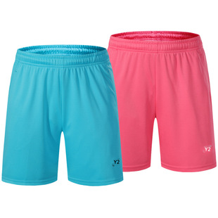 New Badminton Men's and Women's Shorts Running Quick Dry Breathable Sports Shorts Badminton Training Competition Pants 9218