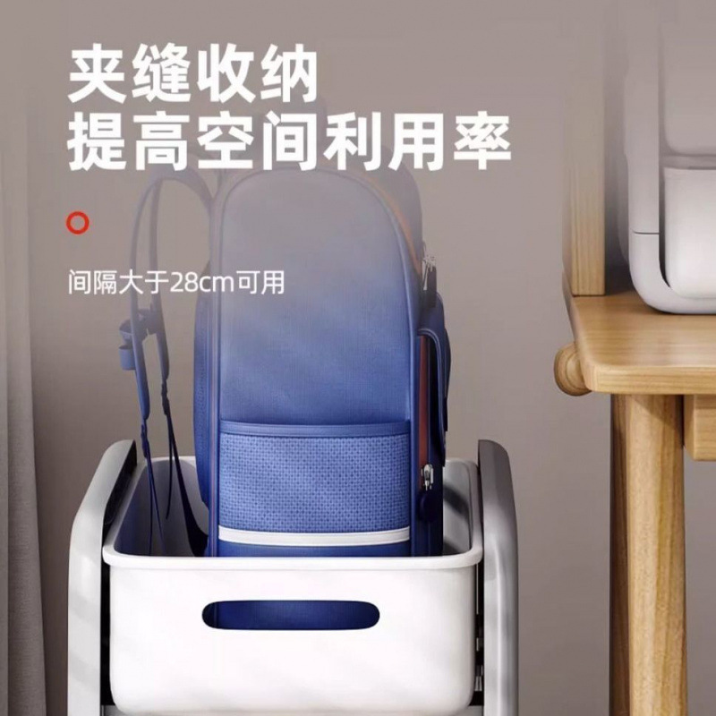 书包置物架可移动小推车书本收纳架神器挡板放书包收纳置物架|undefined