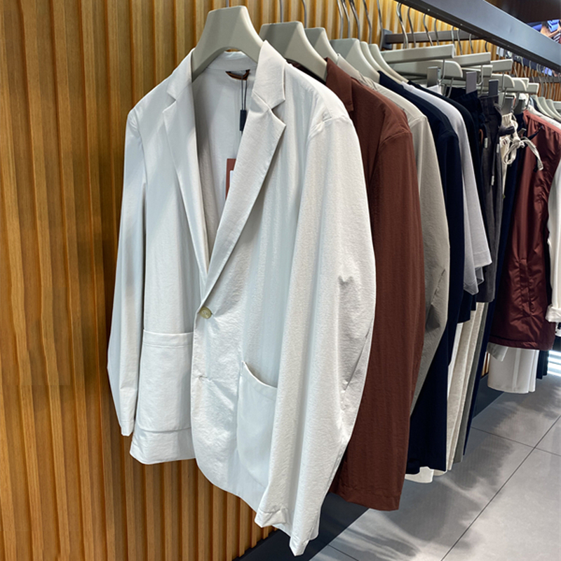 Summer Light Business Sun Protection! Upf50+ Quick-Drying Elastic Breathable Summer Men's Thin Single Suit Men's Suit Summer Light Business Sun Protection! Upf50+ Quick-Drying Elastic Breathable Summer Men's Thin Single Suit Men's Suit