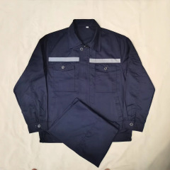 春秋工作服电焊服长袖套装耐磨防烫劳保工装厂服工地
