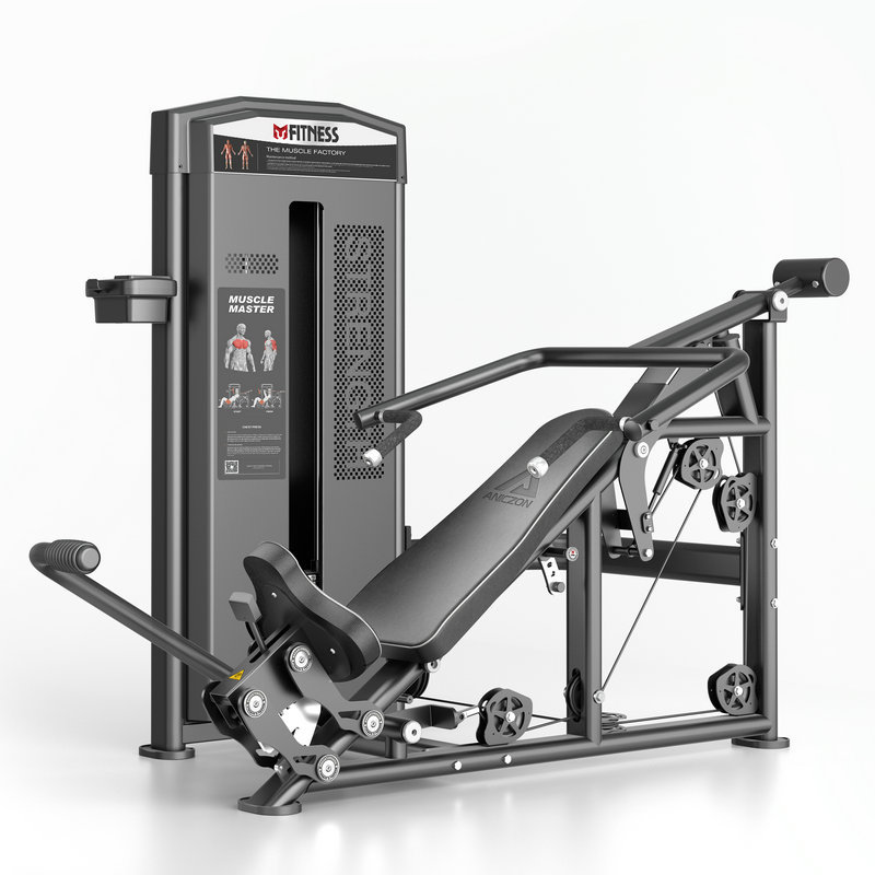 Entrenador de empuje de pecho inclinado comercial, entrenamiento integrado de empuje de pecho y hombros, gimnasio, equipo de fuerza interior