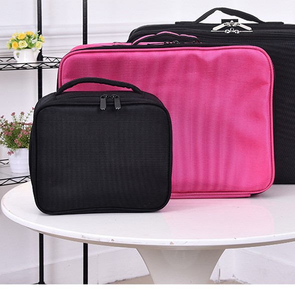 Fabricantes transfronterizos maquillaje bolsa de maquillaje de gran capacidad maquillaje portátil maquillaje manicura tacones maquillaje caja de almacenamiento