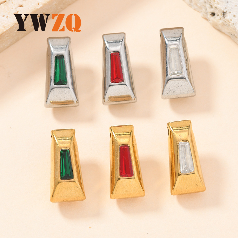 Un solo colgante de acero inoxidable accesorios de fundición de diseño de diseño universal colgante de piedra de silicio accesorios diy