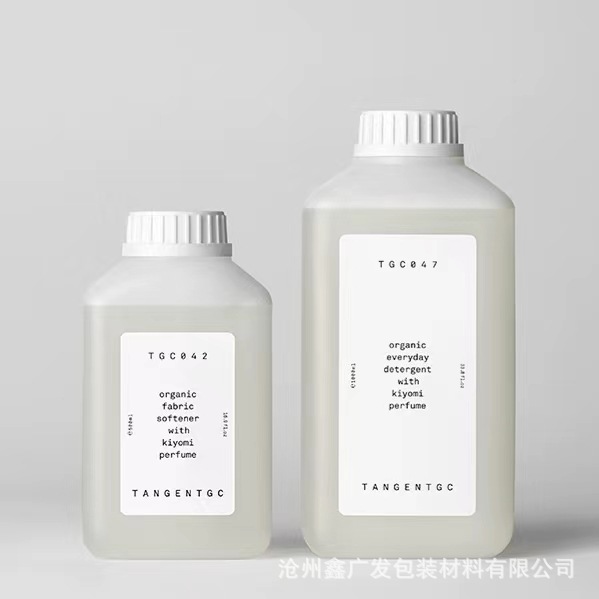 现货供应500ml 1000ml方型塑料瓶 1L塑料瓶子克配量杯簌口水空瓶