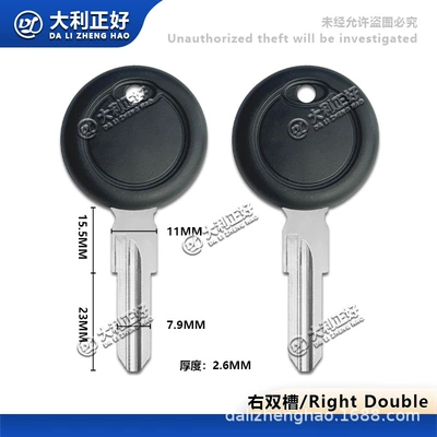 No Logo Moto Motorcycle Key