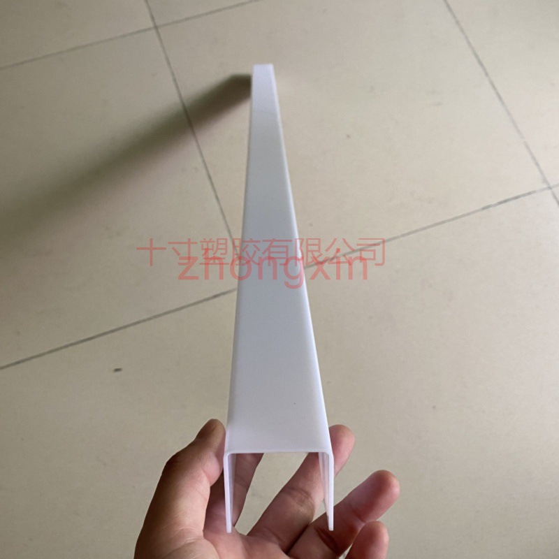 亚克力板乳白色灯带透光罩ul型热弯散光板灯光片五面罩子均光