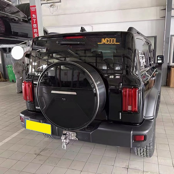 Suitable for tank 300 stainless steel spare tire cover special modification Weipai spare tire shell exterior trim tire cover off-road vehicle