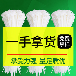 Factory direct supply Multi-specification nylon cable ties 4*200 self-locking plastic cable ties black cable ties