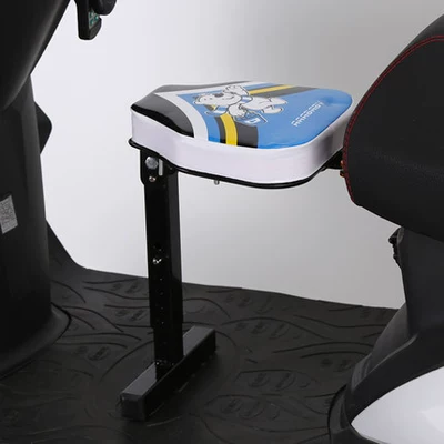 Electric Battery Car Foldableing Motorcycle child seat - electric-motorcycle-blue-bear-single-seat