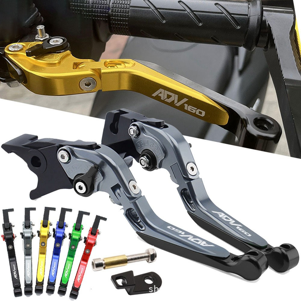 Adv160 Adv-160 Motorcycle Retractable Adjustable Brake Clutch Lever Brake Horn Parking Lock