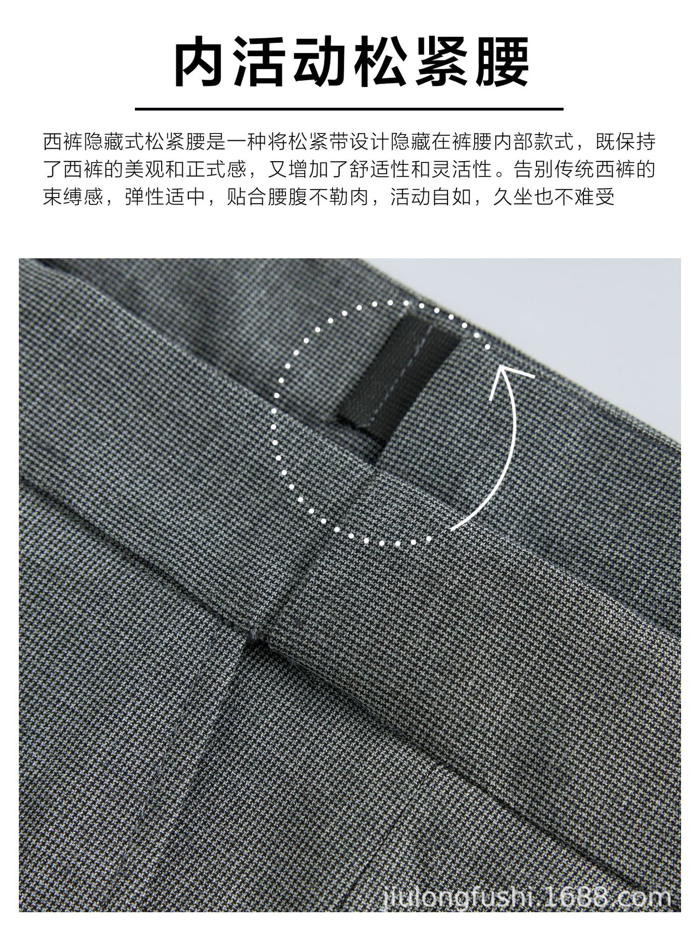 Pantalones de mujer, pantalones de trabajo, pantalones de trabajo, pantalones de trabajo, pantalones de alta calidad, pantalones de entrevista, pantalones de nueve puntos. image 3