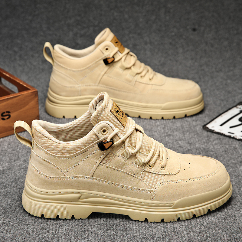 Martin boots para hombre 2025 nueva tendencia de otoño para hombre botas de herramientas de estilo británico de alta gama para hombre