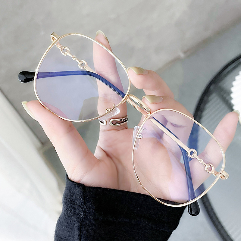 Ni Ni's same style anti-blue light glasses for women 2024 new…