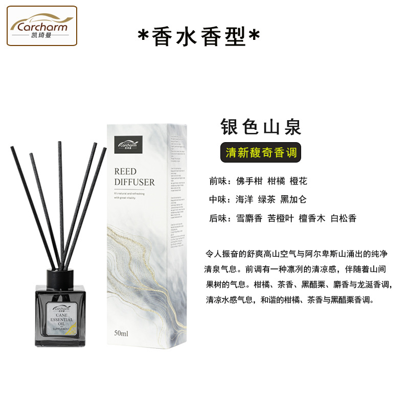 银色山泉---凯琦曼无火香薰50ML+香型描述