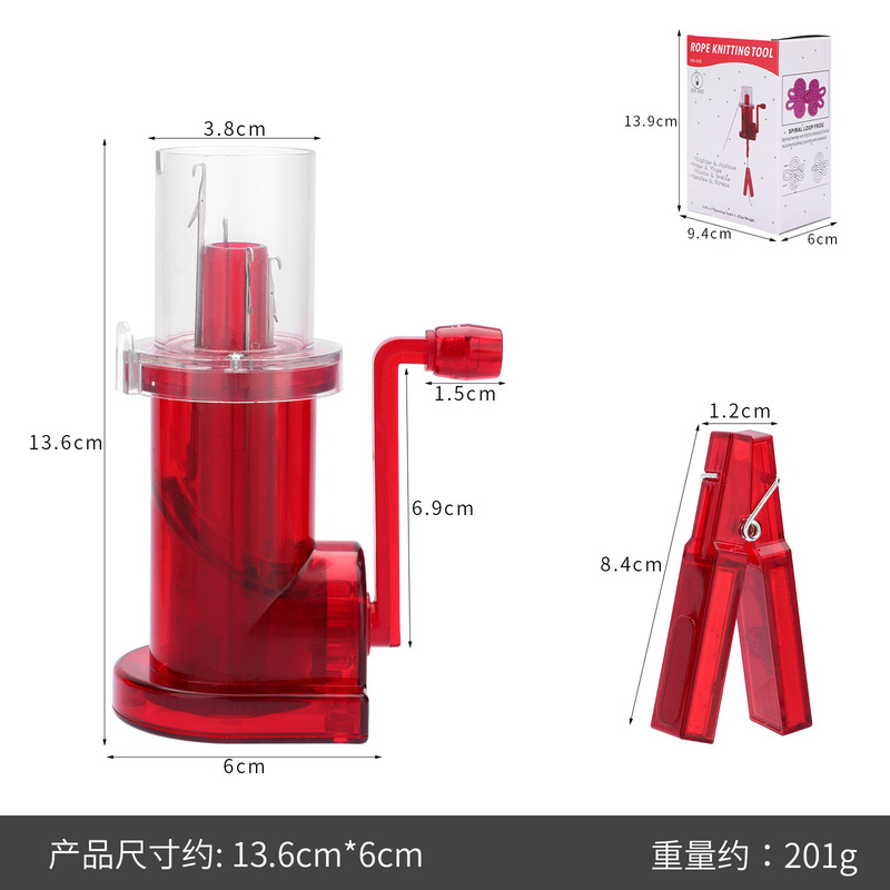 手動ワインダーロープ織り機家庭用手動プラスチックウール織り機 diy ジュエリー織りクロスボーダー卸売|undefined