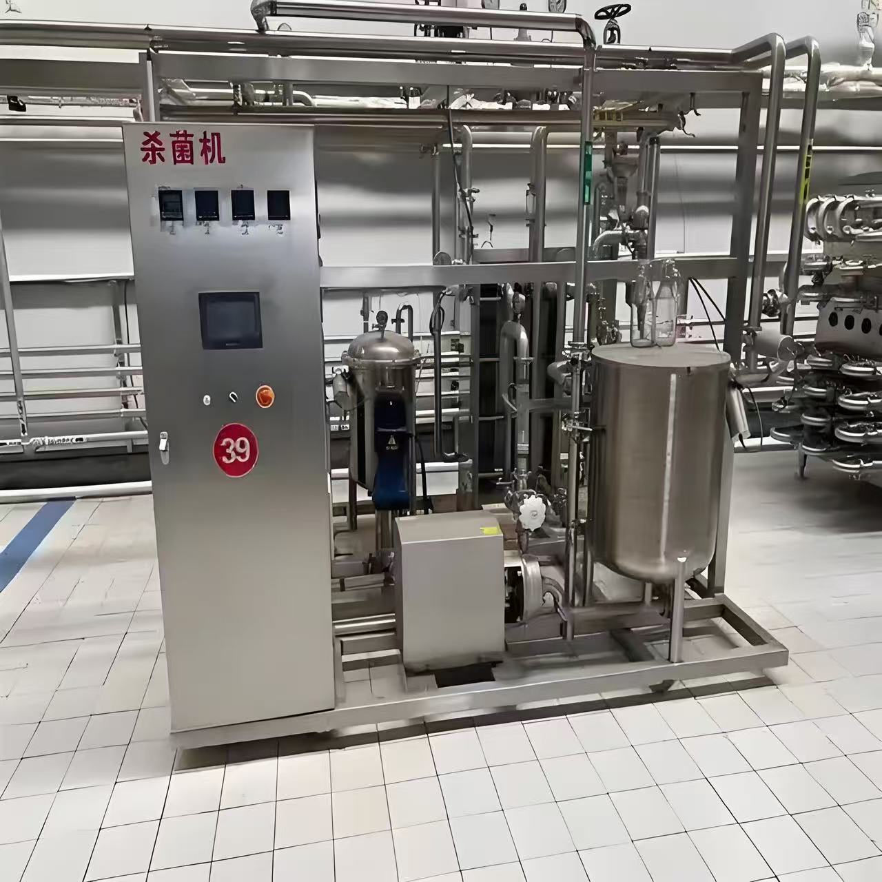 超瑞机械UHT超高温瞬时杀菌机全自动PLC控制板式不锈钢高效无菌