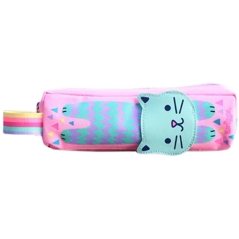 Australian smiggle estuche para bolígrafos de dibujos animados para niños bolso de papelería para estudiantes creativos plegable multifuncional
