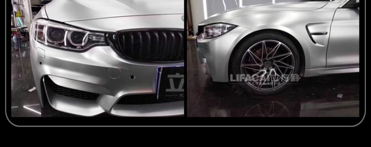 Car Silver Color Changing Film Gray Sticker Matte Silver Carbon Fiber Interior Self-Adhesive Motorcycle Car Clothing Film