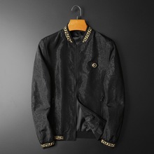 欧洲站2024春秋季新款潮牌外套男潮流百搭男装大码夹克棒球服男