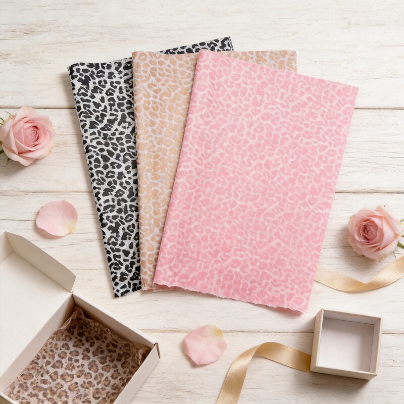 Internet-Famous Leopard Print Tissue Paper, 17g Pearlescent Paper, Flower Bouquet Wrapping Paper, Thin Paper for Gift Box Lining, Available in Stock Internet-Famous Leopard Print Tissue Paper, 17g Pearlescent Paper, Flower Bouquet Wrapping Paper, Thin Paper for Gift Box Lining, Available in Stock