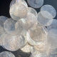Mica film natural shell disc mirror shell wedding decoration fritillary film DIY lamps wind chime shell painting accessories