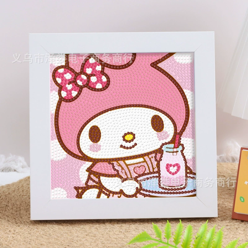 Набор для алмазной вышивки (Sanrio) Пикачу в раме, 17×17 см, комплект для полного стежка DIY