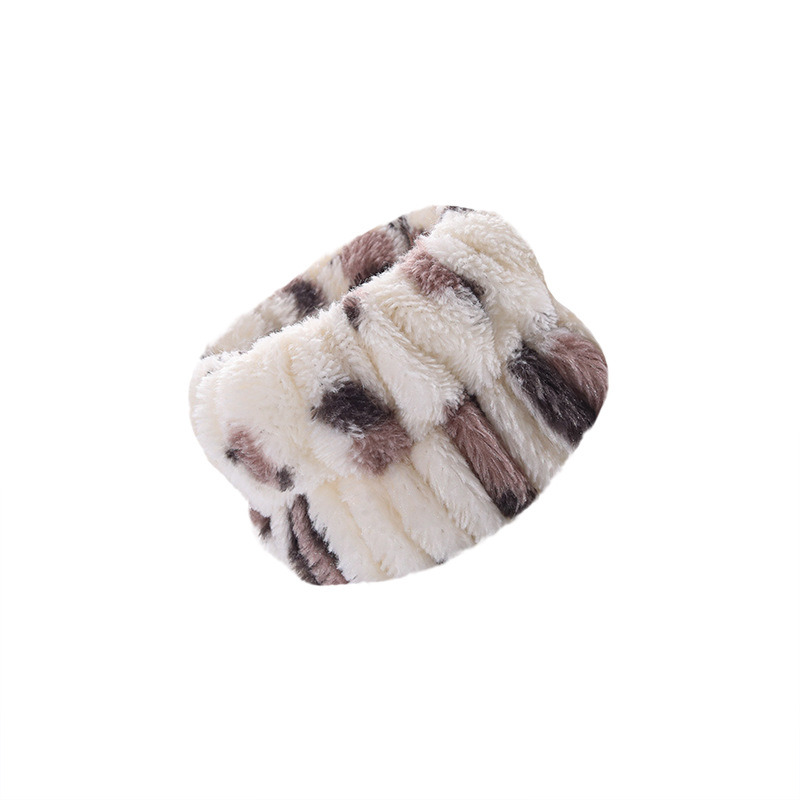 Europa y América transfronteriza Amazon de felpa de color sólido lavado de cara correa de muñeca deportes pulsera banda de pelo impermeable lavado de manos pulsera