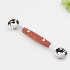 水果挖球器西瓜勺不鏽鋼雕花刀冰淇淋蛋糕冬瓜丸子圓球雙頭果肉挖