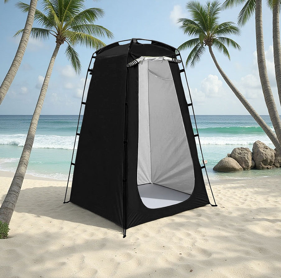 2025 Cross-Border Popular Outdoor Toilet Tent Portable Bathing and Changing Shower Changing Cover Camping Camouflage Tent