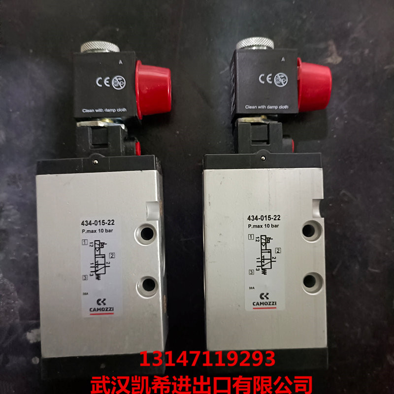 CAMOZZI康茂胜4系列阀434-015-22 434-016-22 434-011-22 434-35