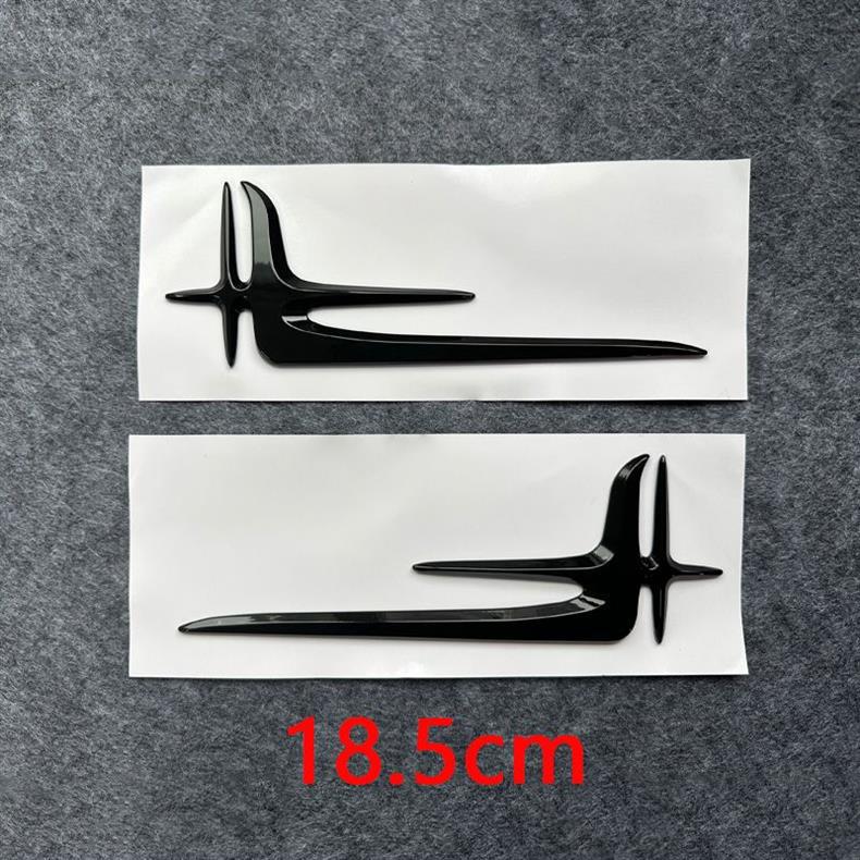 Suitable for Mercedes-Benz new C-Class, rear side emblem, E-Class, A-Class, E300L, C260L, extended version, car emblem, angel wing body sticker