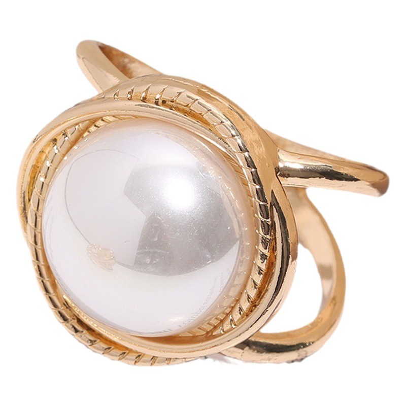 Venta caliente Corea del Sur bufanda de seda hebilla creativa Cruz hueco dulce perla abrigo hebilla cristal chal hebilla