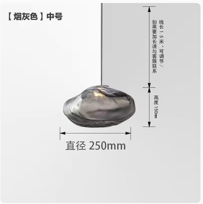 后现代云朵吊灯餐厅酒店复式楼梯灯创意个性吧台装饰云朵玻璃吊灯|undefined