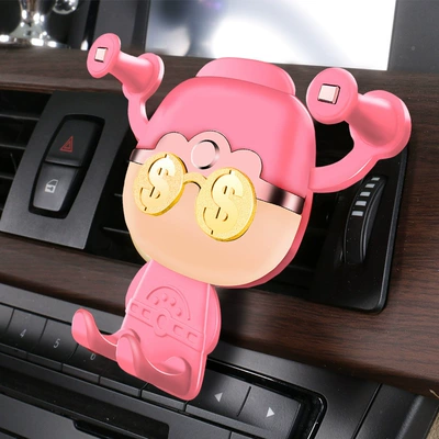 God of Wealth Arrives in the: Car phone holder