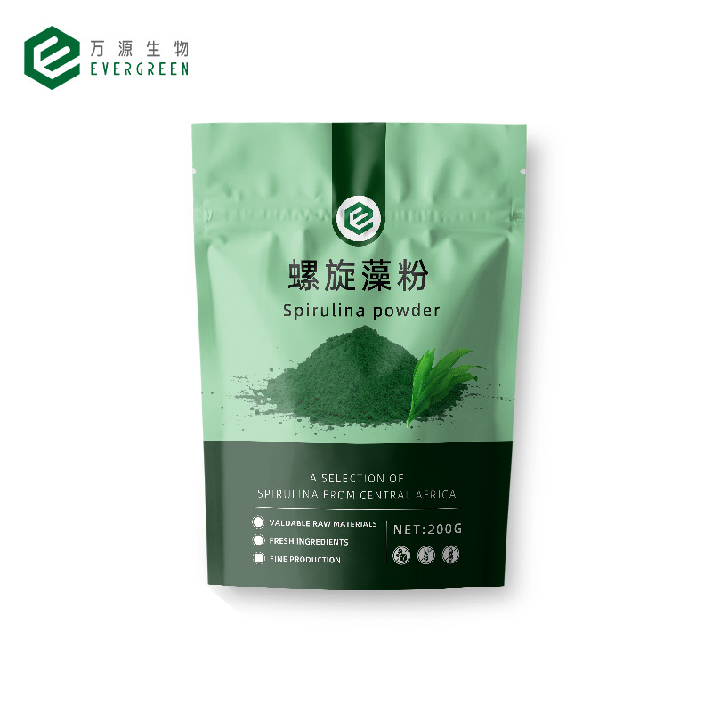 分包螺旋藻粉 自立袋牛皮袋包装 螺旋藻粉 spirulina powder