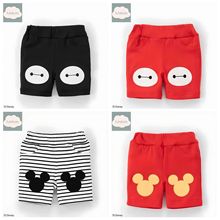 外贸日单儿童短裤5分裤弹力打底裤卡通婴童膝盖裤批发日本童装