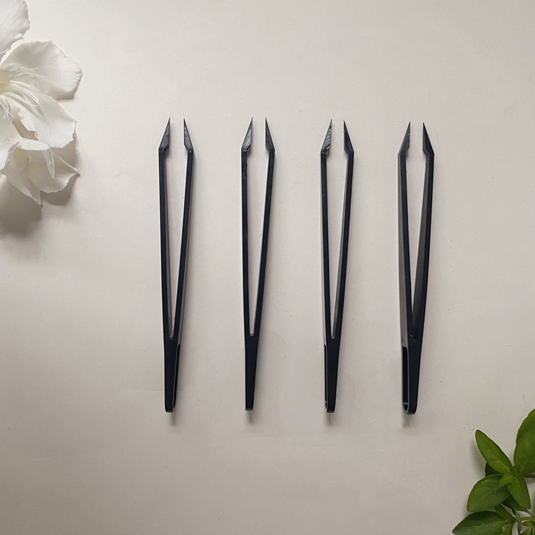 新款钻石画工具组装塑料镊子塑料ABS镊子 钻石画环保夹子镊子